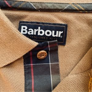 Men's Barbour Tartan Pique Polo - Size M